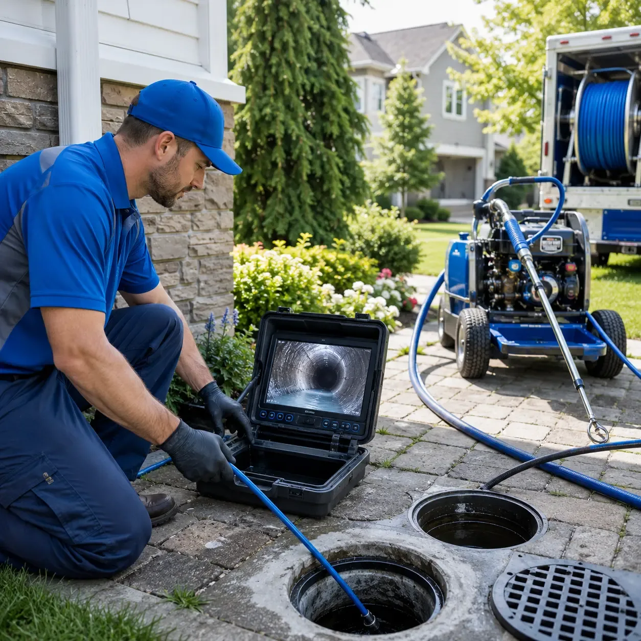 Outdoor drain cleaning professionals serving Glendale, KY
