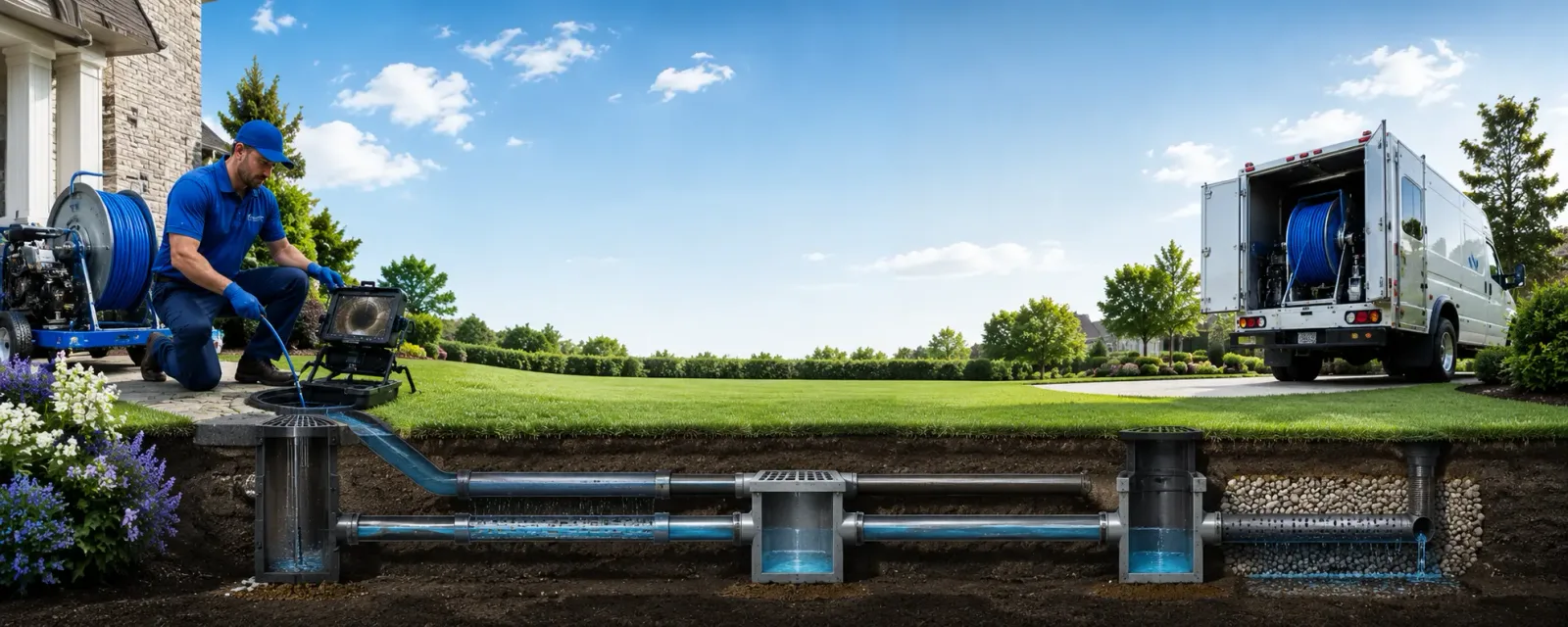 Outdoor drain cleaning information for Glendale, KY